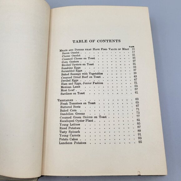 The Junior Cook Book By Clara Ingram Judson Linen Hardcover Copyright 1920 - Picture 8 of 10